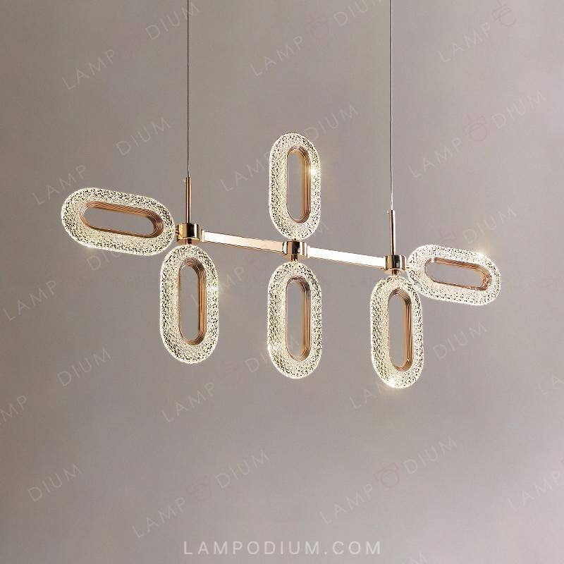 Linear, row luminaire KEZIA LONG