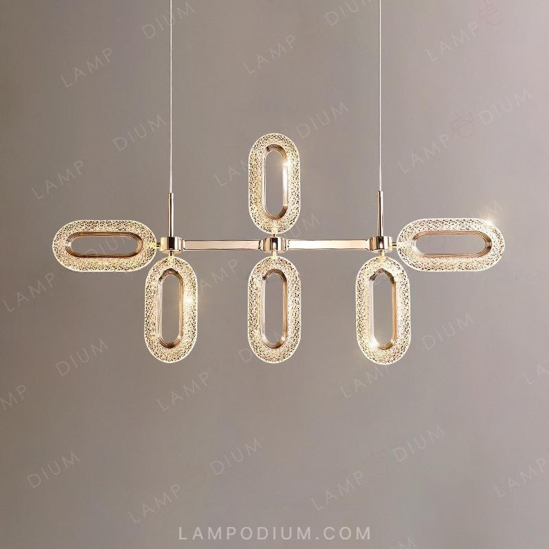 Linear, row luminaire KEZIA LONG