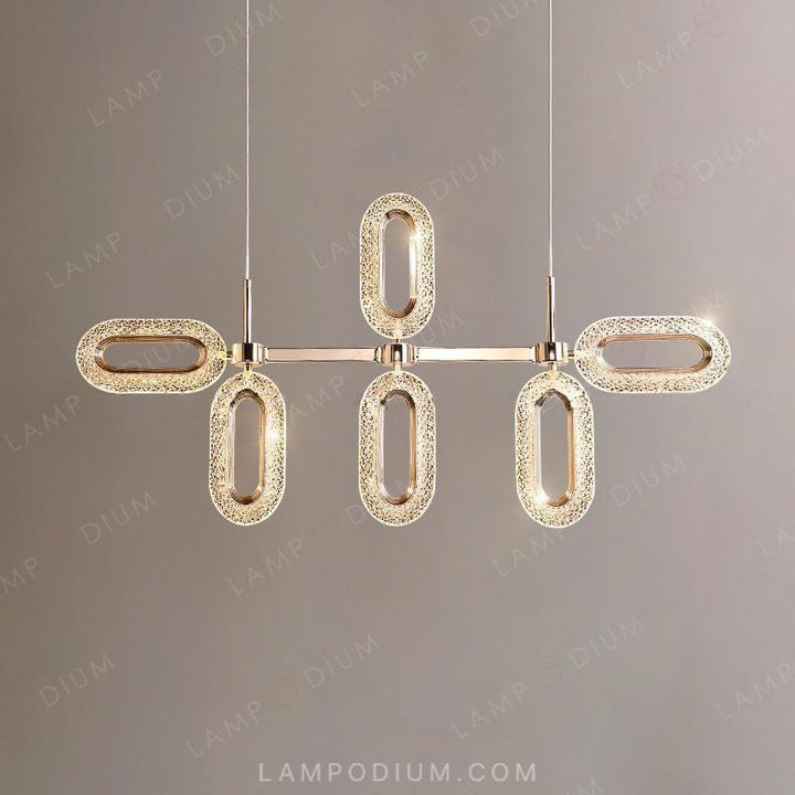 Linear, row luminaire KEZIA LONG