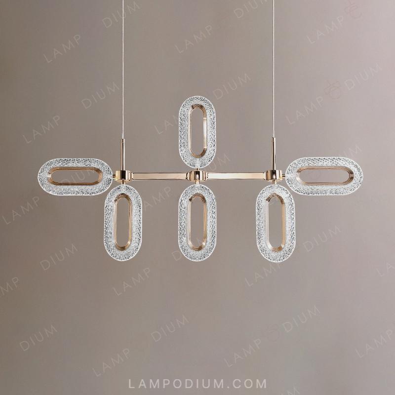 Linear, row luminaire KEZIA LONG