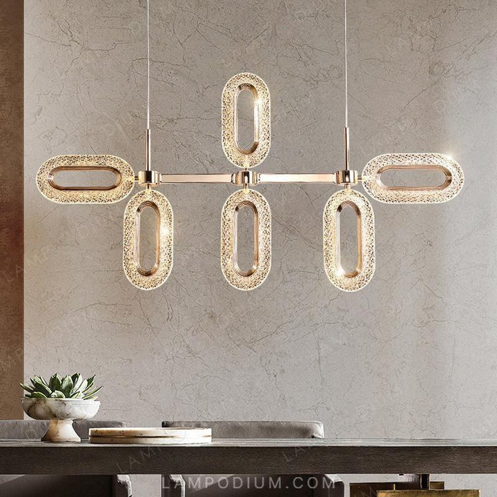 Linear, row luminaire KEZIA LONG