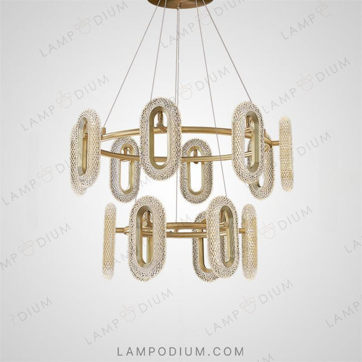 Ring chandeliers and lamps KEZIA Z