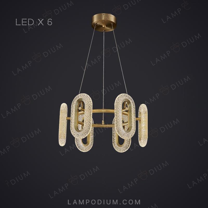 Ring chandeliers and lamps KEZIA Z