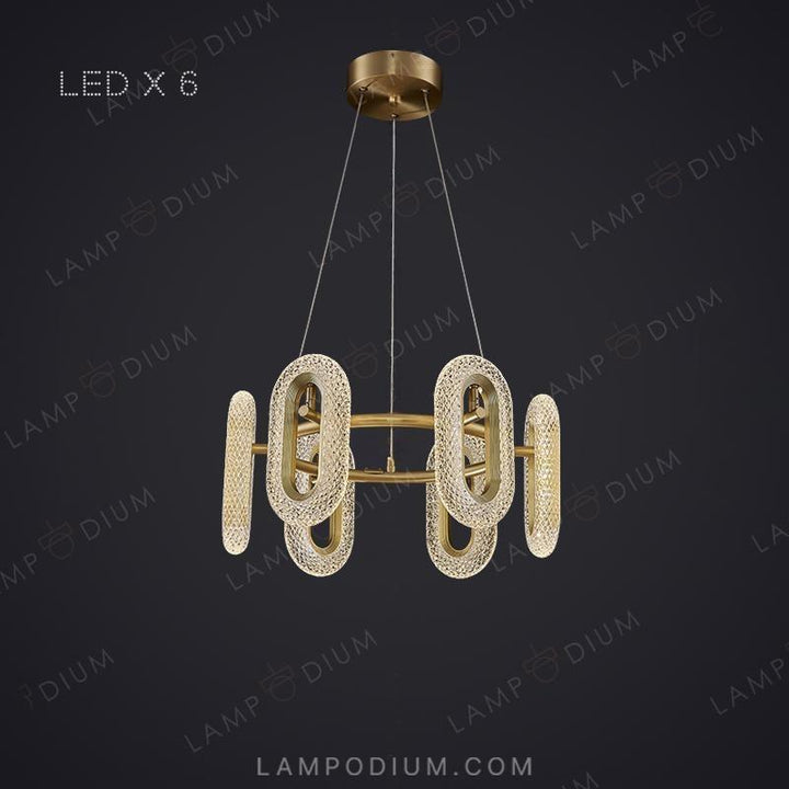 Ring chandeliers and lamps KEZIA Z