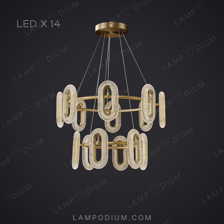 Ring chandeliers and lamps KEZIA Z