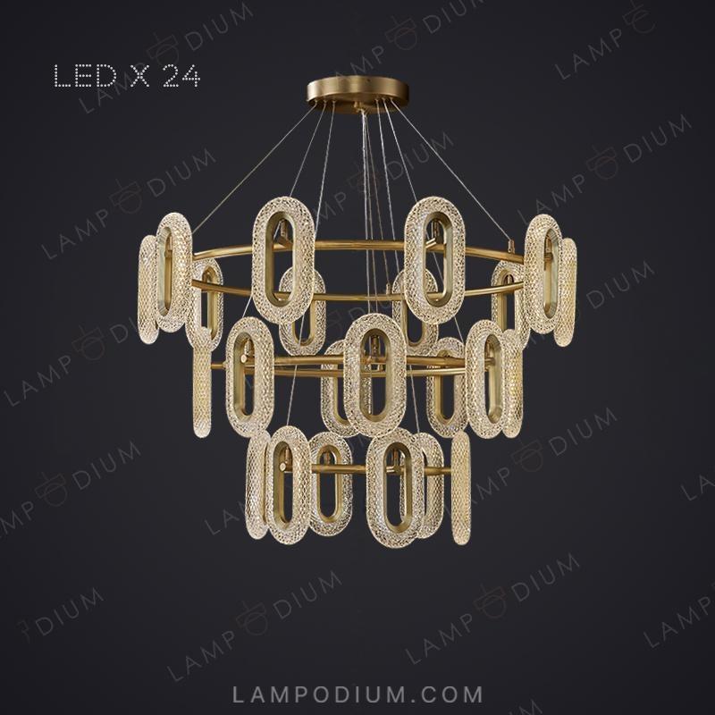 Ring chandeliers and lamps KEZIA Z