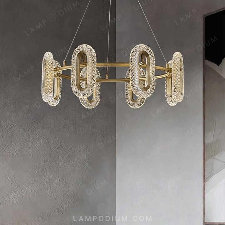 Ring chandeliers and lamps KEZIA Z