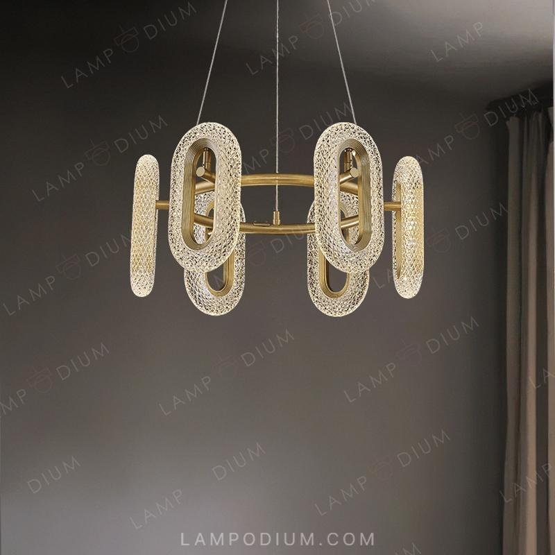 Ring chandeliers and lamps KEZIA Z