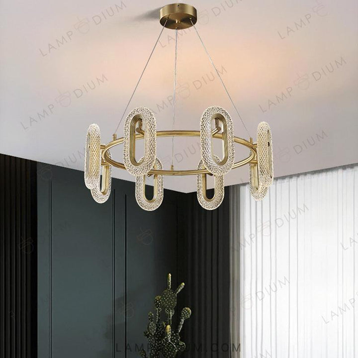 Ring chandeliers and lamps KEZIA Z