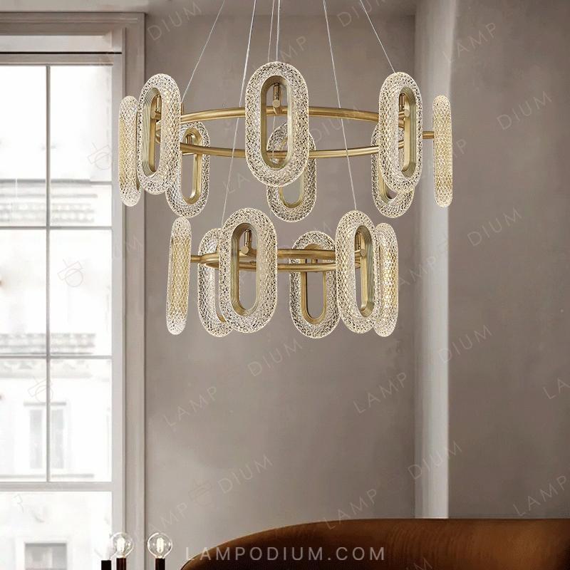 Ring chandeliers and lamps KEZIA Z