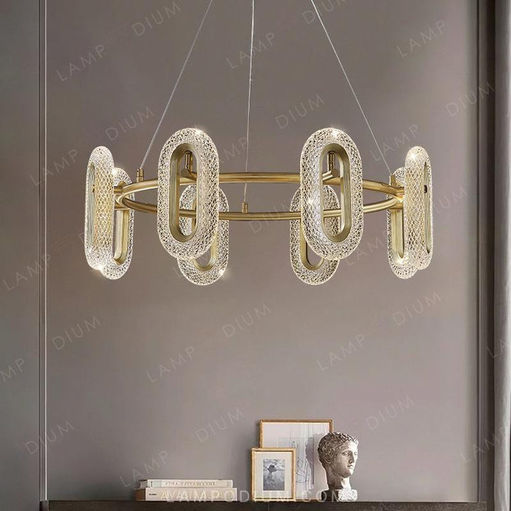 Ring chandeliers and lamps KEZIA Z