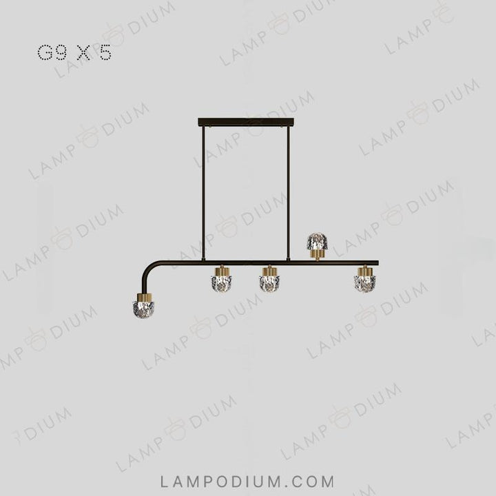 Linear, row luminaire KIERSTEN