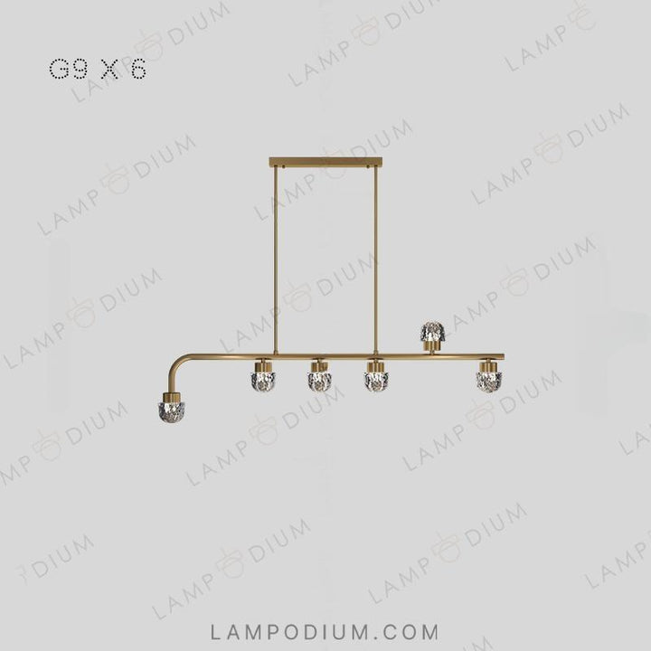 Linear, row luminaire KIERSTEN