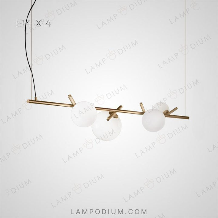 Linear, row luminaire KIRAN LONG