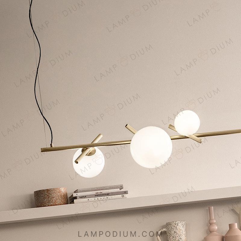 Linear, row luminaire KIRAN LONG