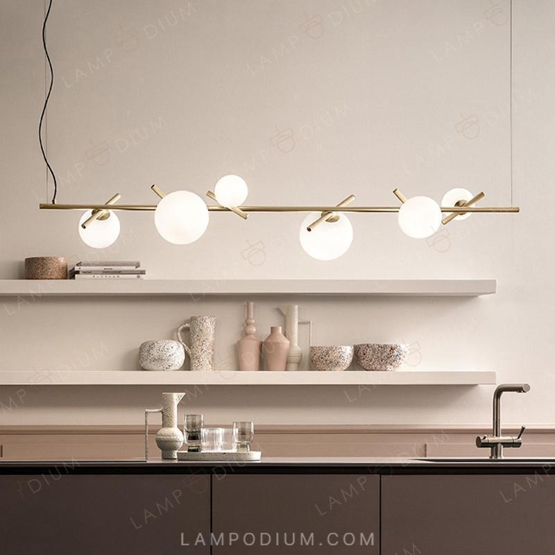 Linear, row luminaire KIRAN LONG