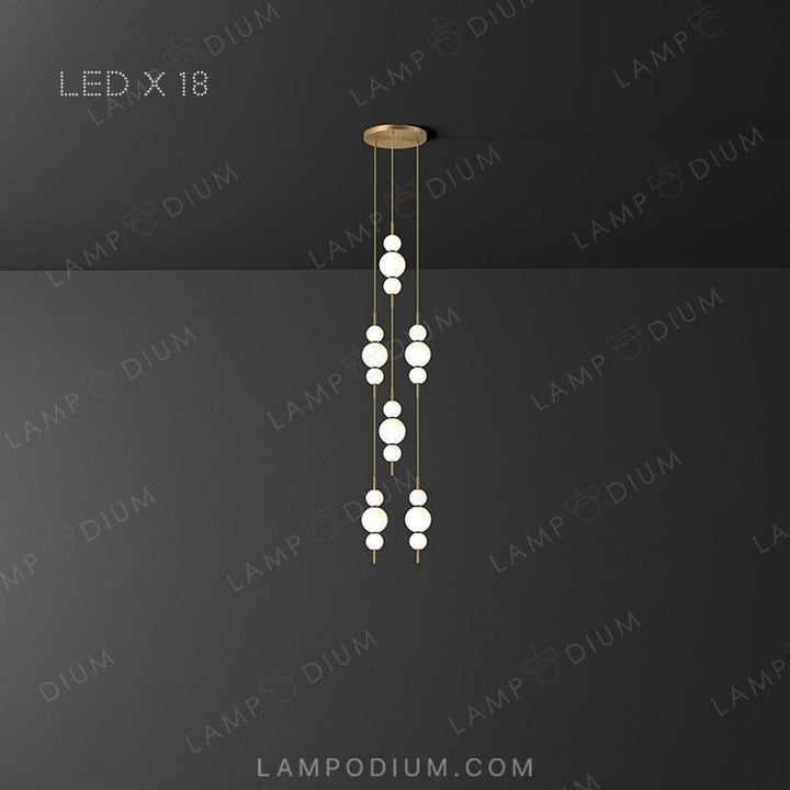 Ready combination of lighting fixtures KLABBE MORE