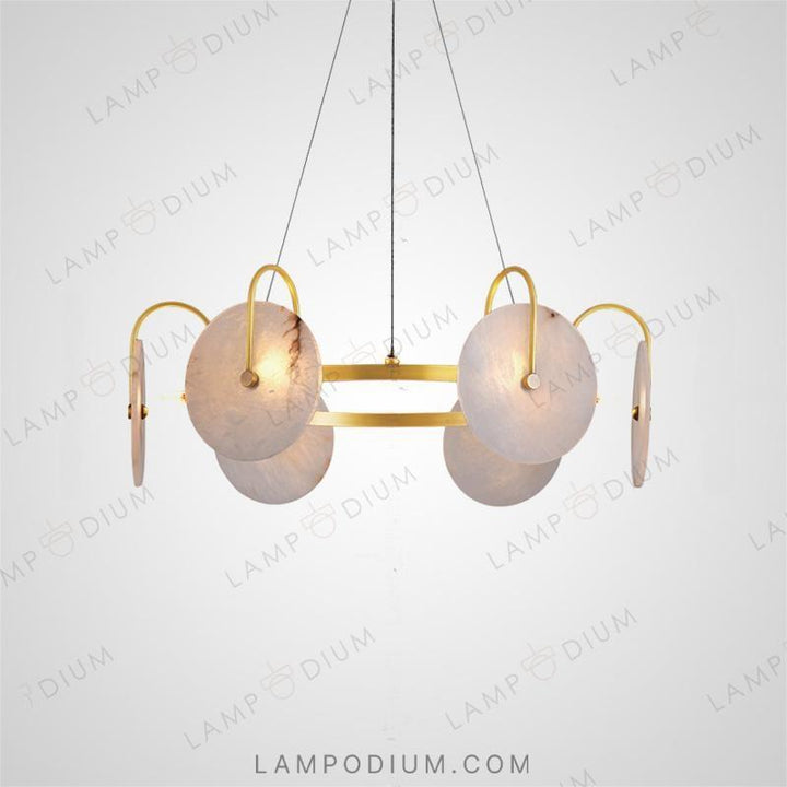 Circular chandeliers and lamps LAMBERT