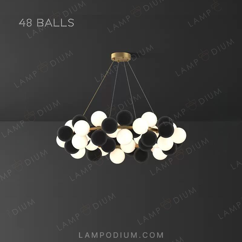 Circular chandeliers and light fixtures LATTE