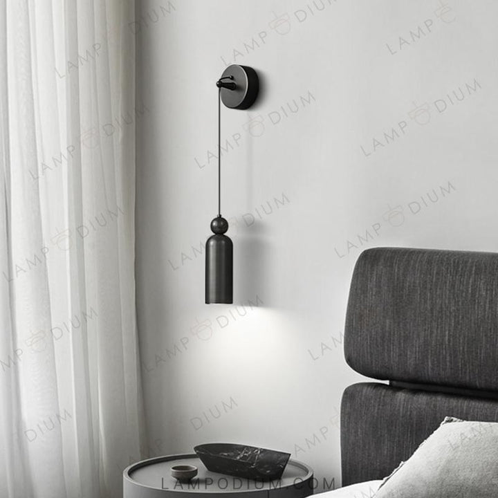 Wall-mounted LED wall lamp LEFFE WALL