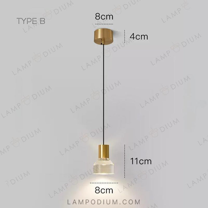 Pendant light LEIF