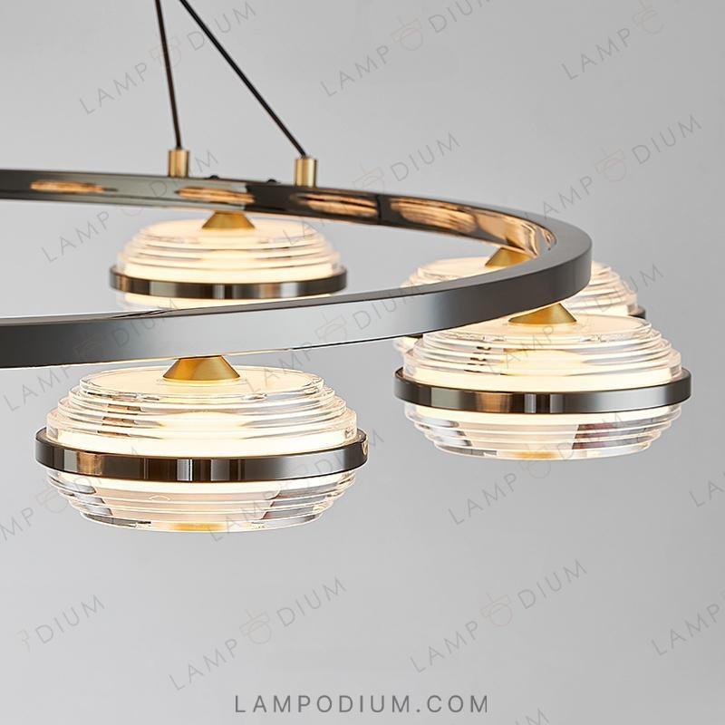 Circular chandeliers and light fixtures LENNARD