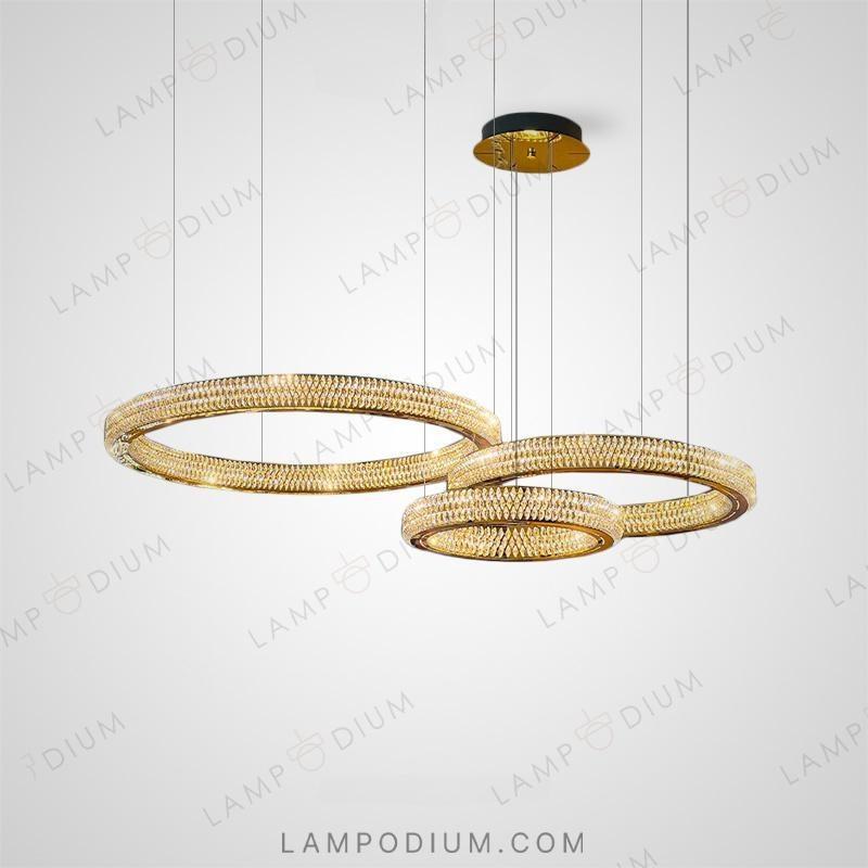 Circular chandeliers and light fixtures LENNOX