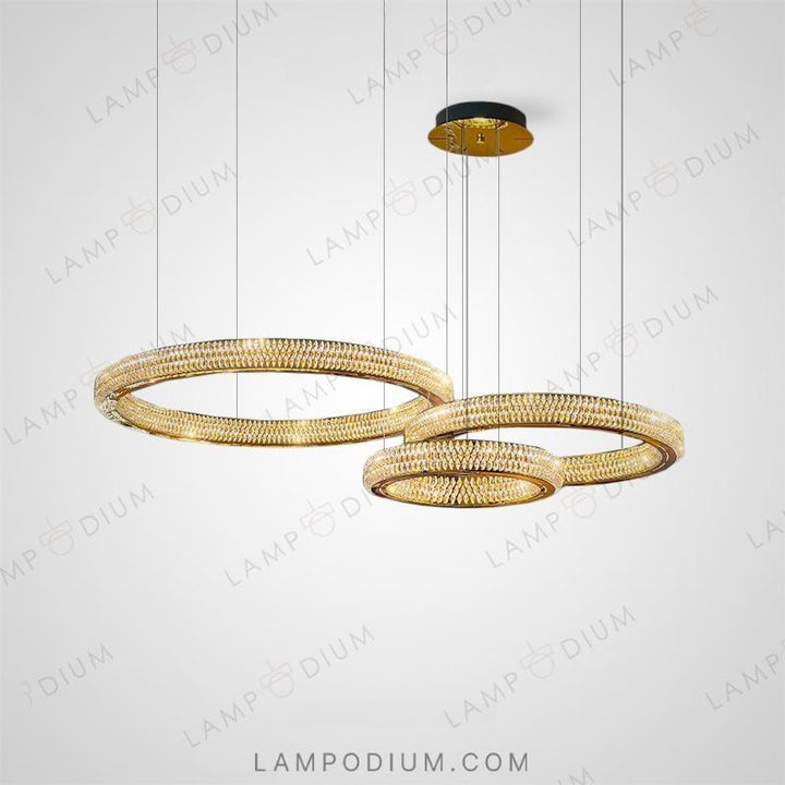 Circular chandeliers and light fixtures LENNOX