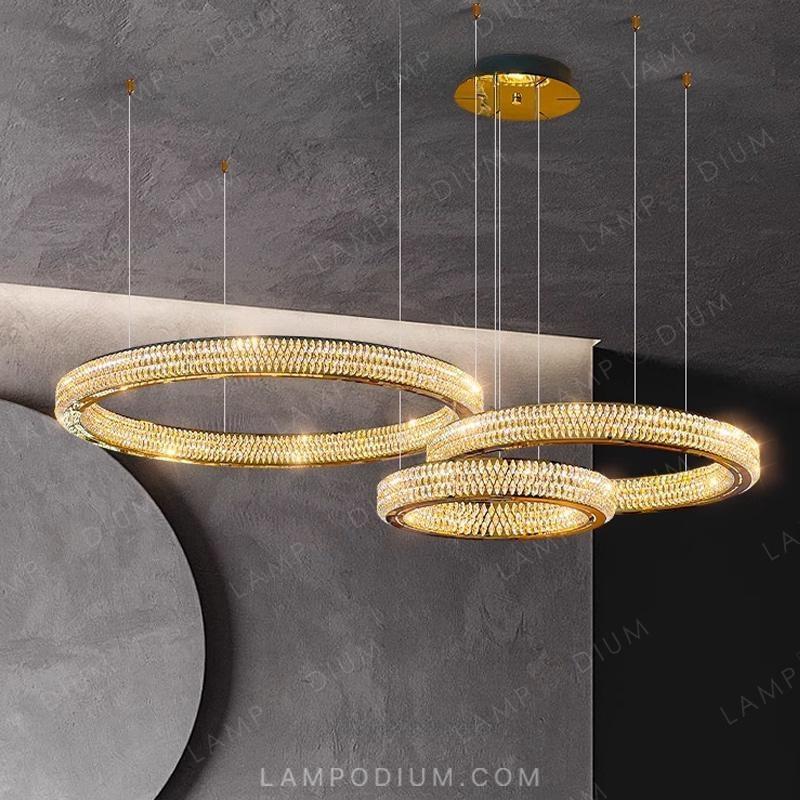 Circular chandeliers and light fixtures LENNOX