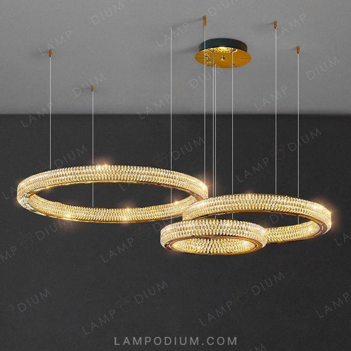 Circular chandeliers and light fixtures LENNOX