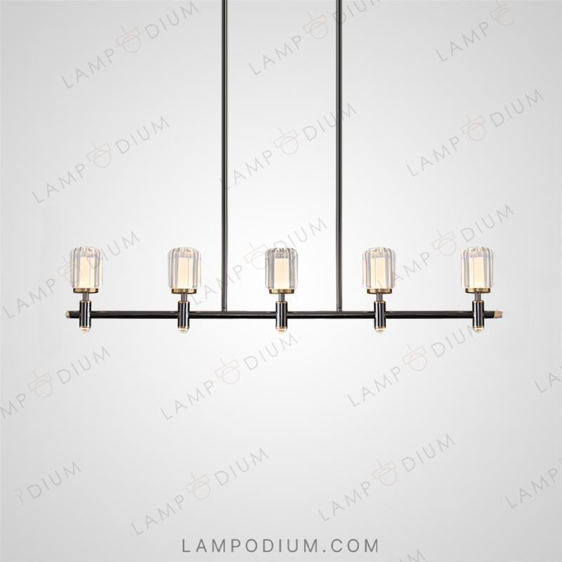 Linear, row luminaire LEONEL LONG