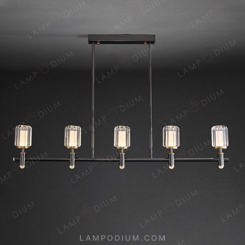 Linear, row luminaire LEONEL LONG