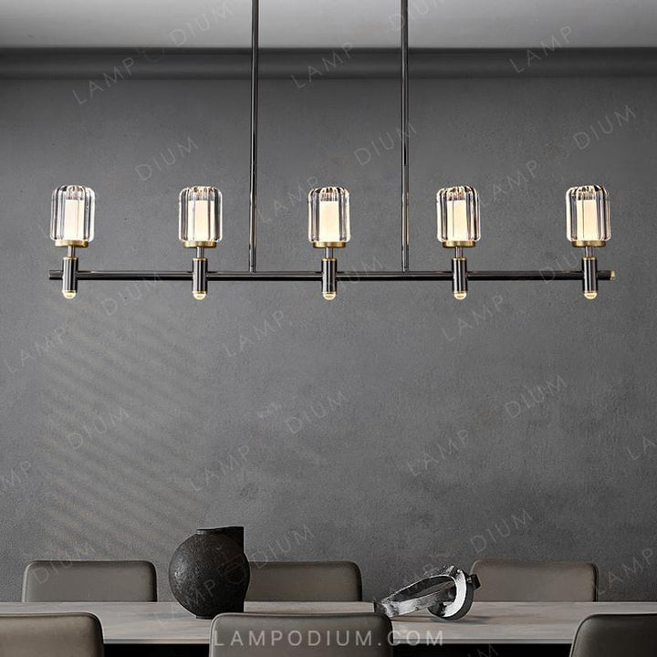 Linear, row luminaire LEONEL LONG