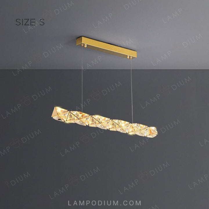 Linear, row luminaire LEONOR LONG