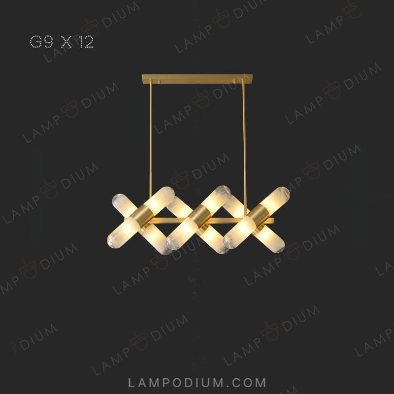 Linear, row luminaire LIESEL LONG