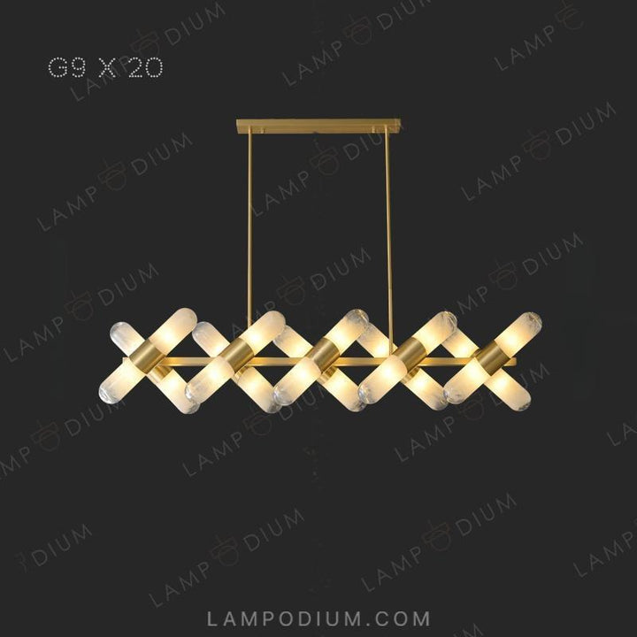 Linear, row luminaire LIESEL LONG