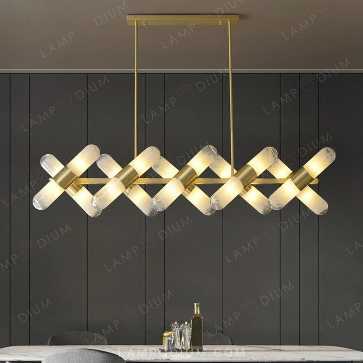 Linear, row luminaire LIESEL LONG