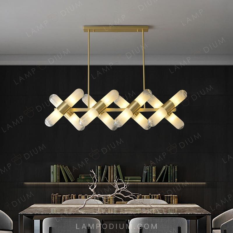 Linear, row luminaire LIESEL LONG