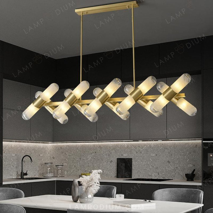 Linear, row luminaire LIESEL LONG