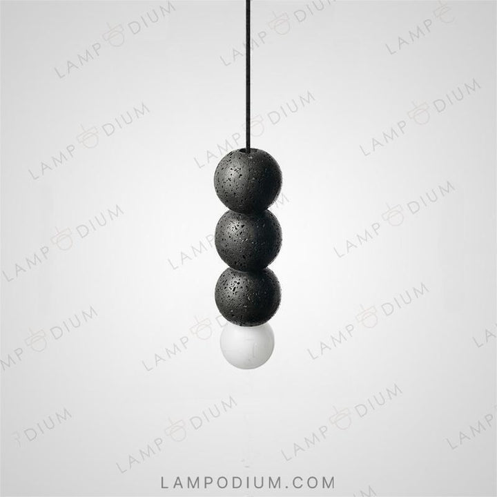 Hanging light fixture LILLA BLACK