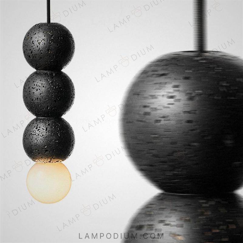 Hanging light fixture LILLA BLACK