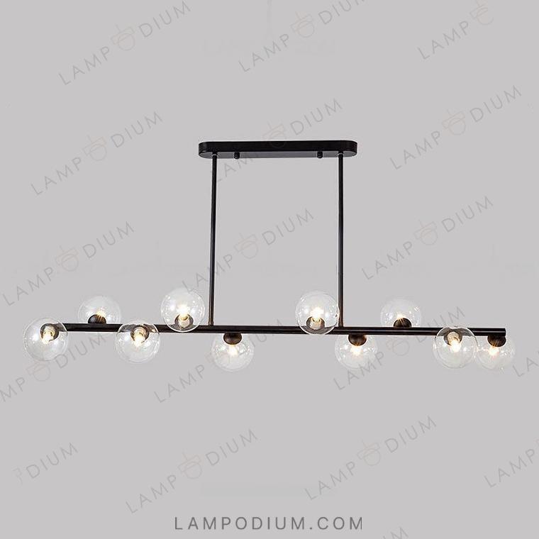 Linear, row luminaire LINDA LONG