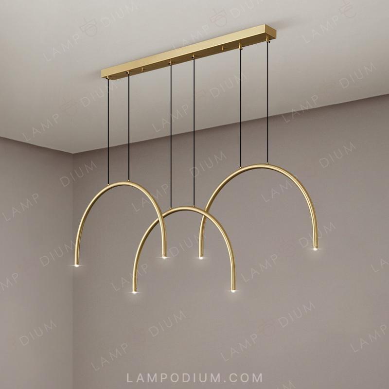 Linear, row luminaire LINNART COMBO