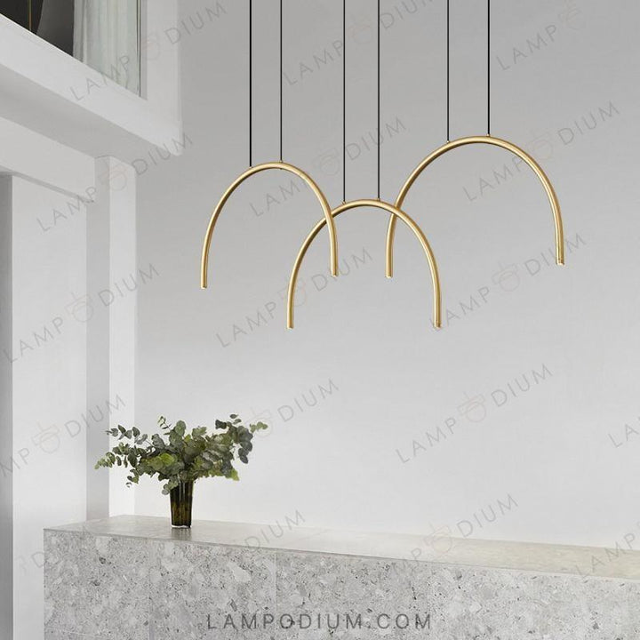 Linear, row luminaire LINNART COMBO