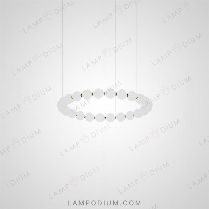 Circular chandeliers and lamps LIOBA CH