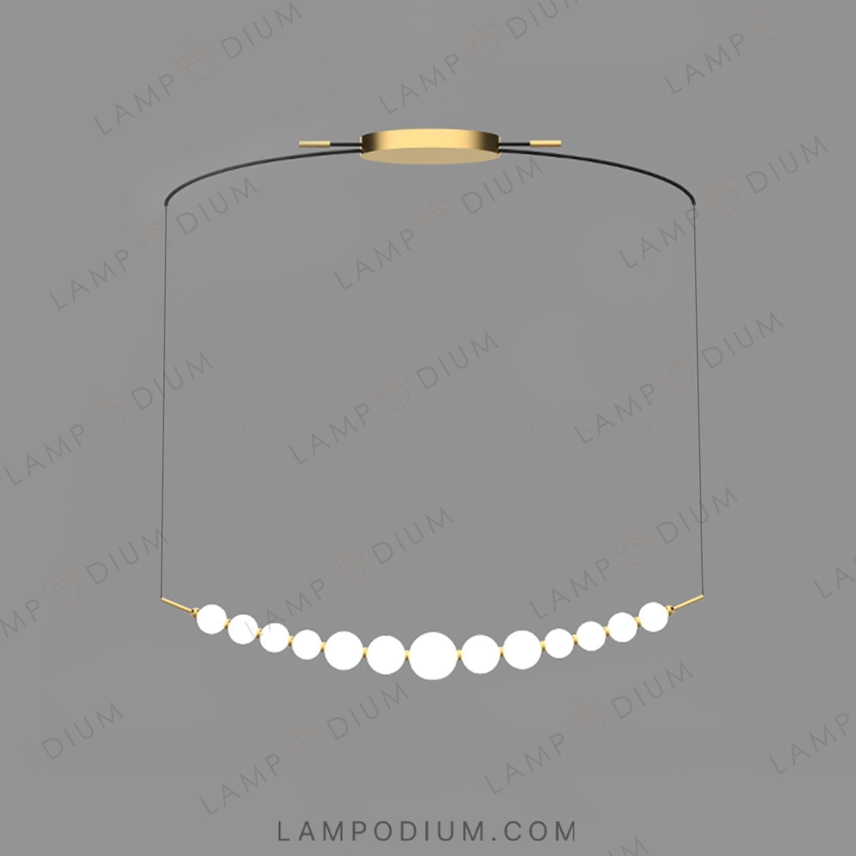 Linear, row luminaire LIOBA LONG