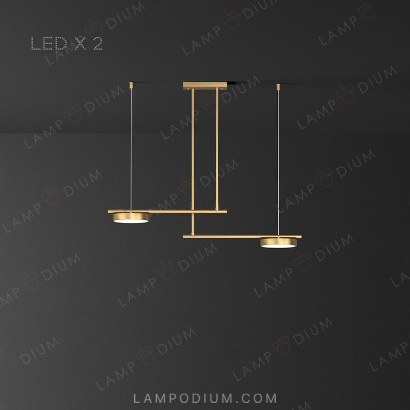 Linear, row luminaire LIVEIG