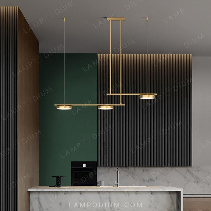 Linear, row luminaire LIVEIG