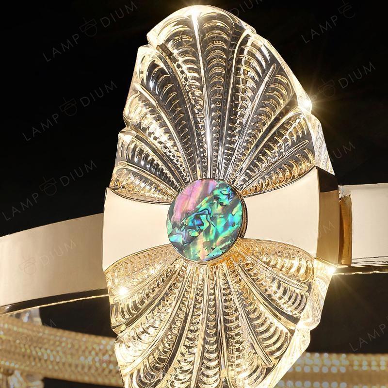 Chandeliers and lamps with rings LOCUS LUX