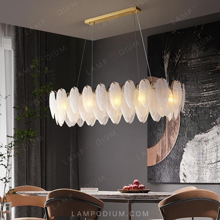 Linear, row luminaire LORELEY LONG